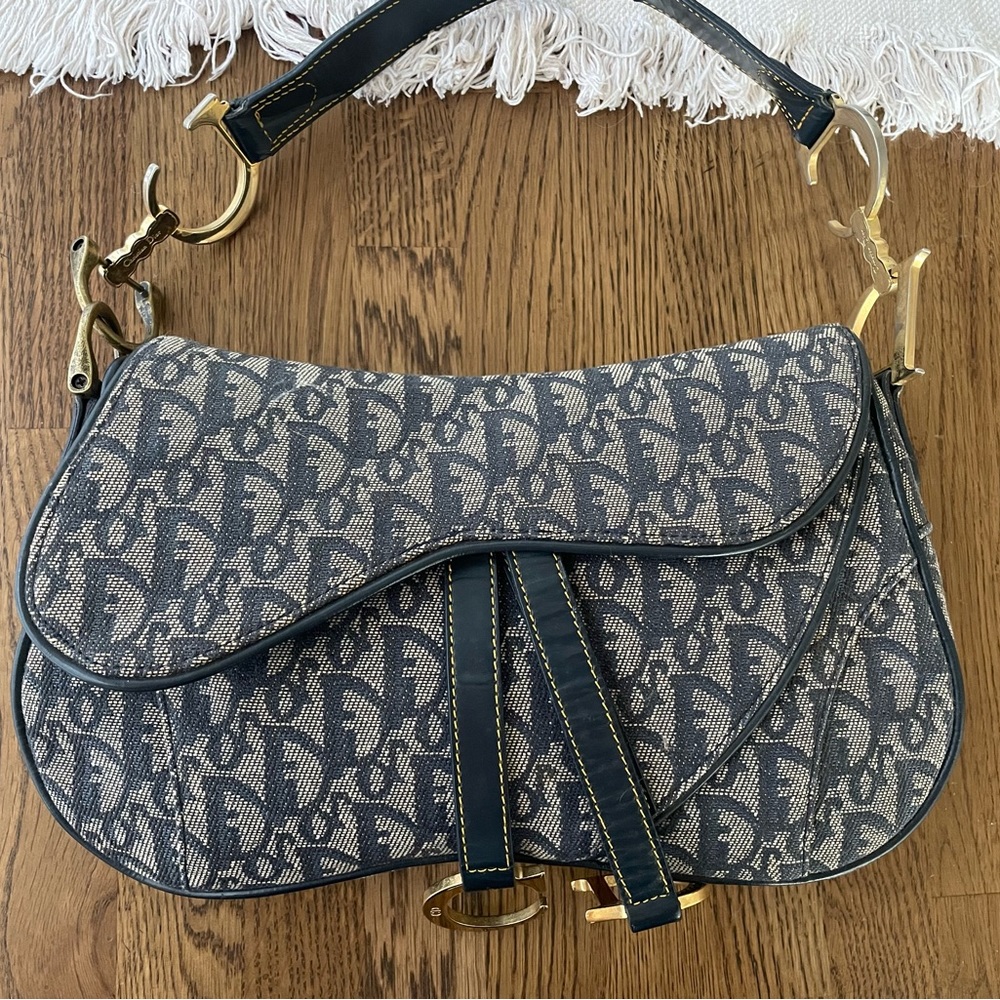 Dior double saddle oblique vintage